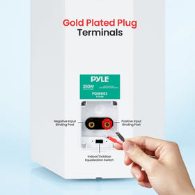 Pyle PDWR63 50 Hz–20 kHz range covers full audio spectrum