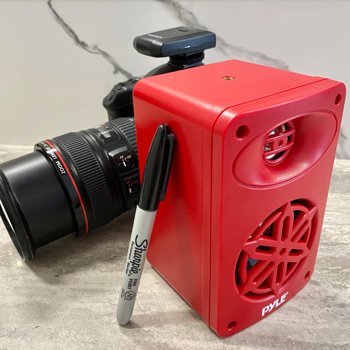 Pyle PDWRBT36RD included mounting brackets enable flexible installation