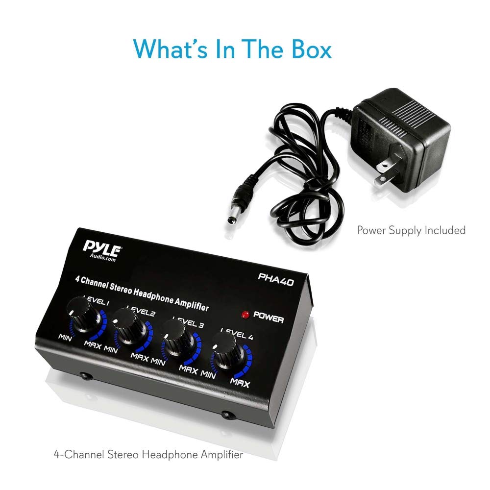 Pyle PHA40 compact design fits on a desk or in a bag for travel