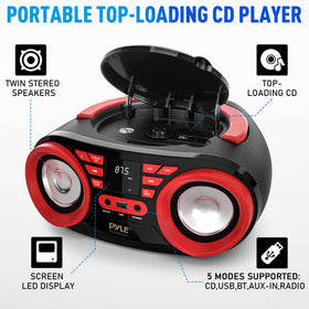 Pyle PHCD22 Bluetooth streaming for wireless music from your phone.