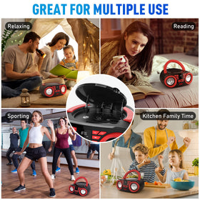 Pyle PHCD22 USB playback supports up to 64GB for digital music.