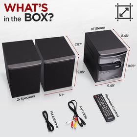 Pyle PHSKR24 FM radio tuner for local stations and casual listening.