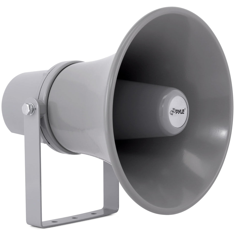 Pyle PHSP101T front view showing horn and directional sound benefit