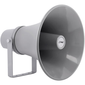 Pyle PHSP121T front view showing speaker horn and mounting points for clear announcements
