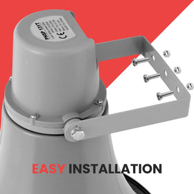 Pyle PHSP131T aluminum housing highlights rugged, durable construction.