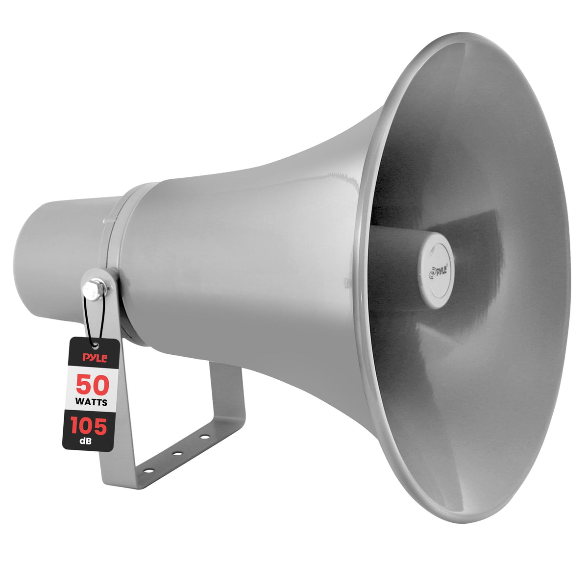 Pyle PHSP131T compact horn speaker for loud outdoor announcements.