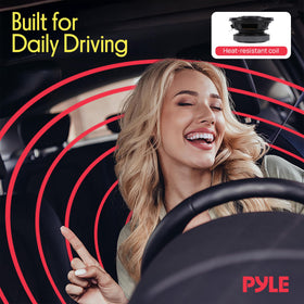 Pyle 120W peak power supports strong clear sound in daily driving.