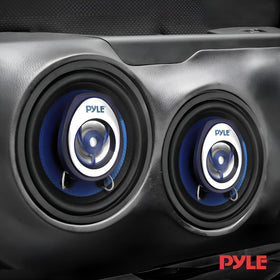 Pyle PL32BL 1.61-inch mounting depth fits many vehicles.