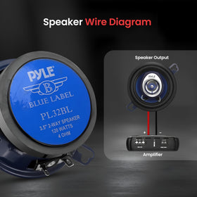 Pyle PL32BL 1-inch neodymium dome tweeter delivers crisp highs.