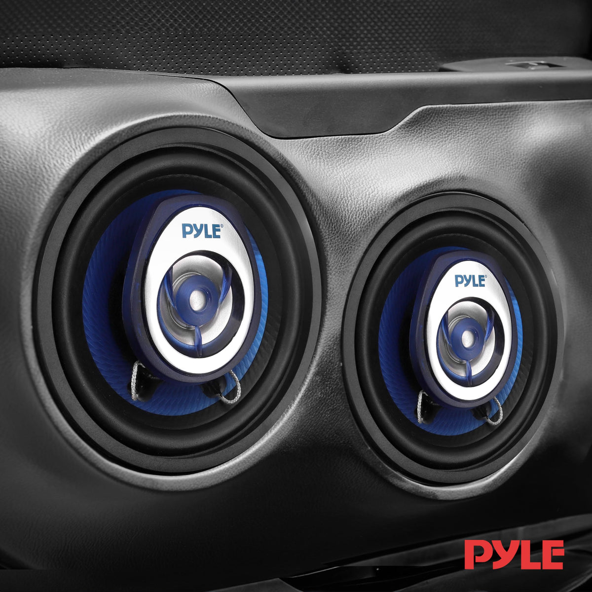 Pyle PL32BL 4-ohm impedance supports efficient power handling.