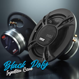Pyle PL513BK tweeter and surround showing ¾" piezo tweeter for crisp high frequencies
