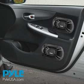 Pyle PL6183BK wiring and hardware kit showing included cables for fast install