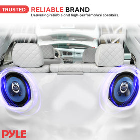 Pyle PL683BL lifestyle dashboard shot showing improved sound and style