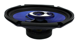 Pyle PL683BL midrange dome detail showing 1" neodymium film for clear mids