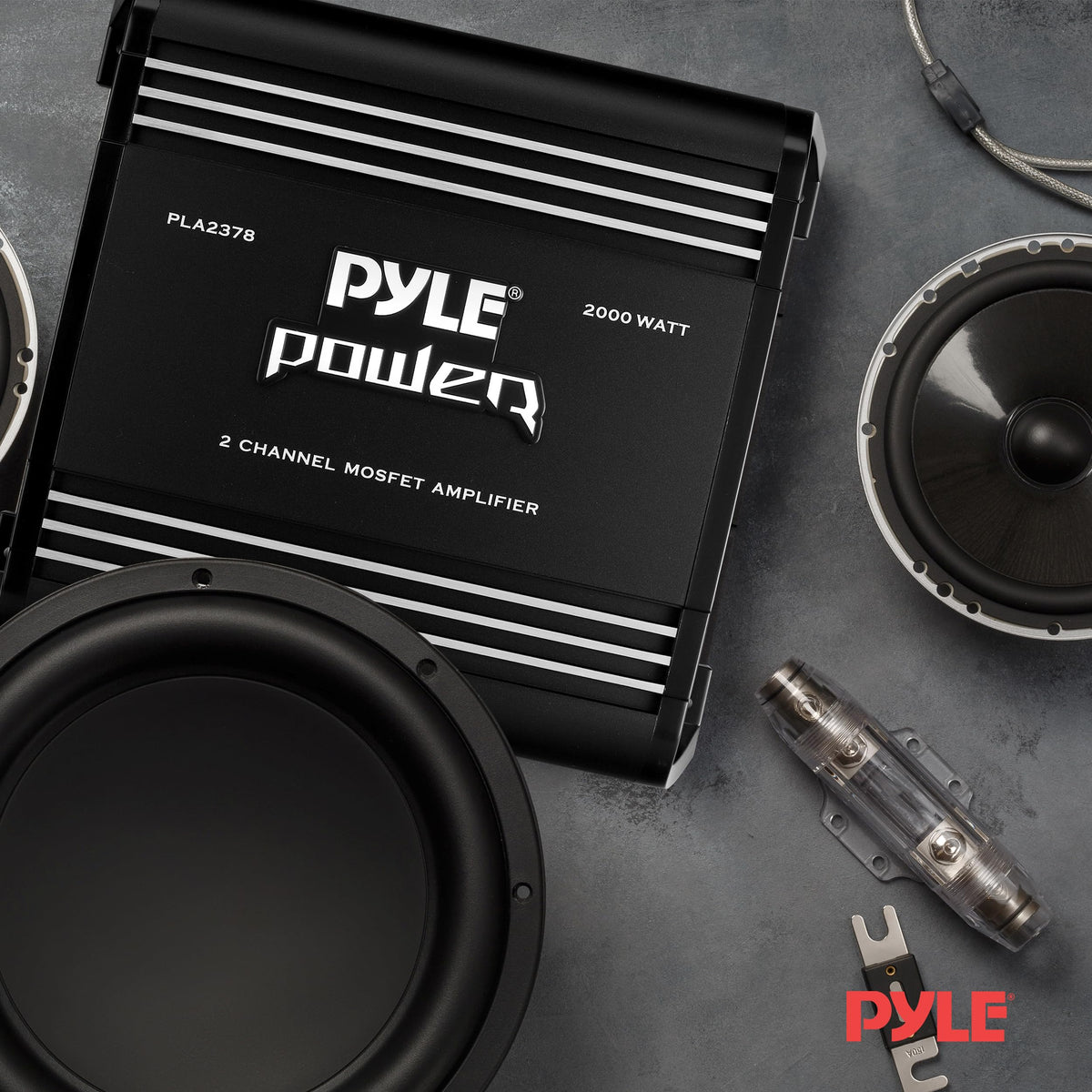 Pyle PLA2378 car installation idea in a vehicle setup