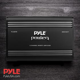 Pyle PLA2678 aluminum heat sink design keeps unit cool