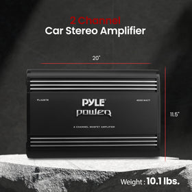Pyle PLA2678 amplifier side connection panel for secure wiring
