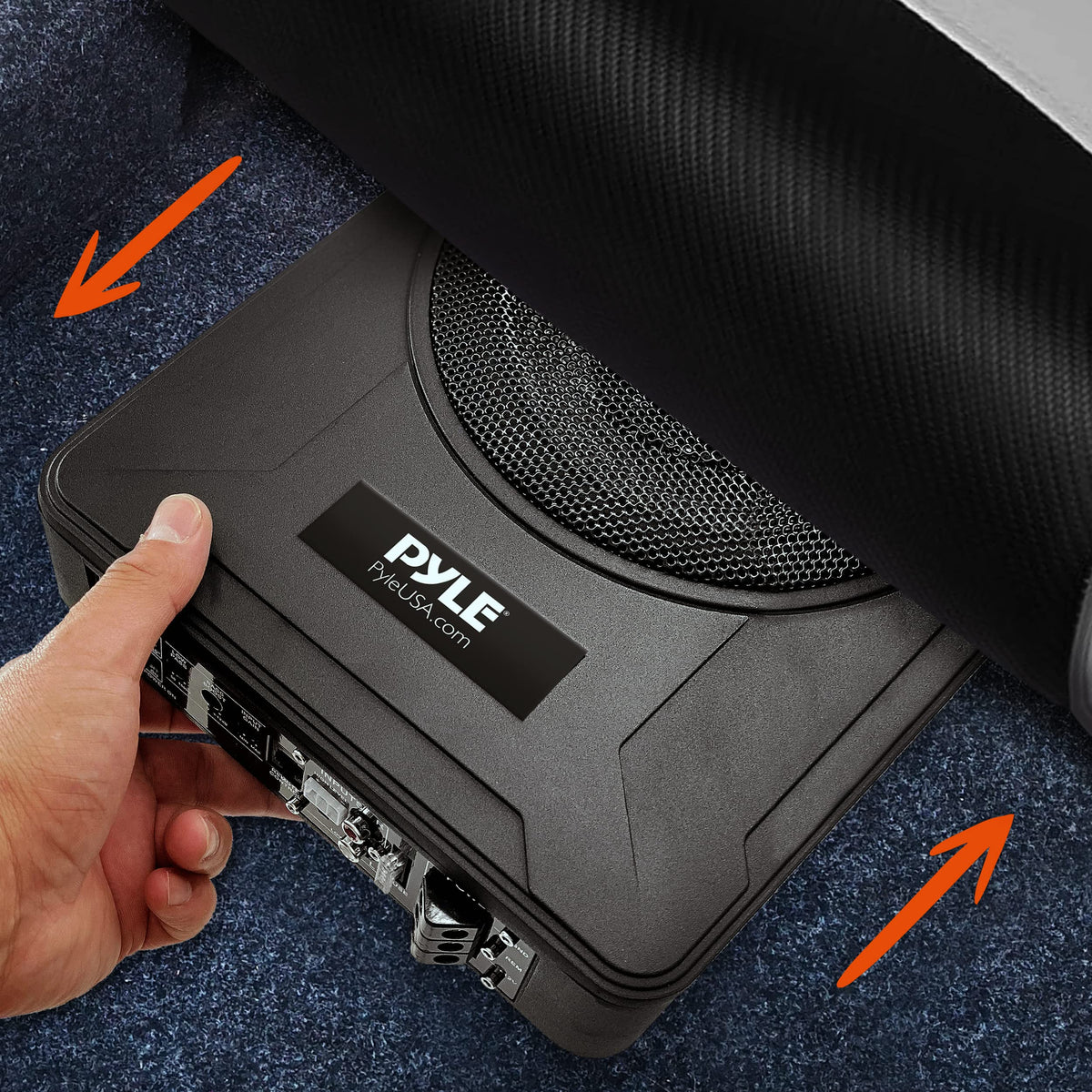 PLBX8A remote control module enables easy bass level adjustments.