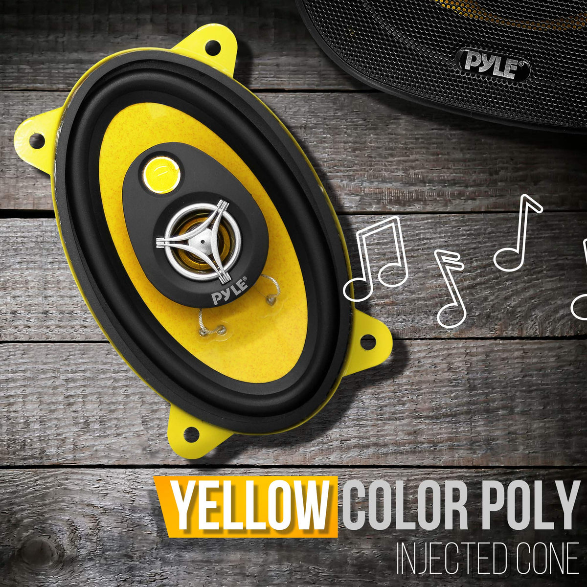 Pyle PLG46.3 side profile showing 2-inch mount depth for easy OEM fitment