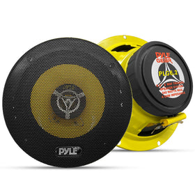 Pyle PLG6.2 front view showing speaker face and grill, clear upgrade look