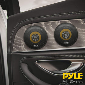 Pyle PLG6.2 installed in car door demonstrating improved in-car soundstage
