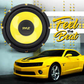 Pyle PLG81 basket and butyl surround detail, resists fatigue for longevity