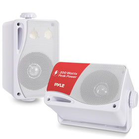 Pyle PLMR24 front pair view showing compact design and clear sound