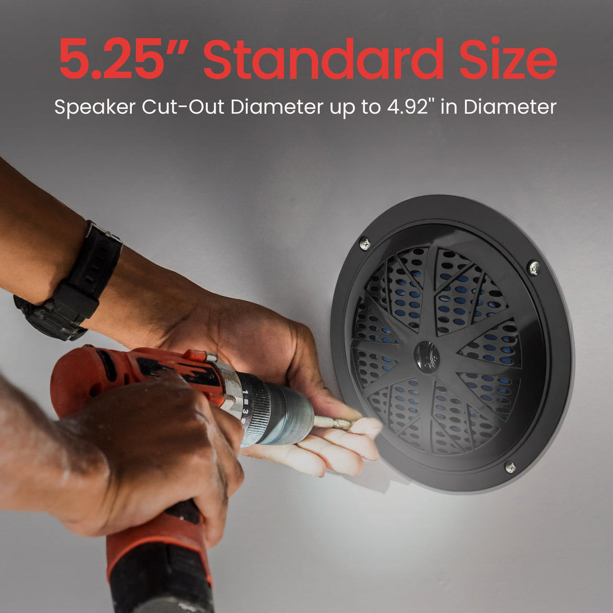 Pyle PLMR51B polypropylene cone provides rugged, weather-ready performance.