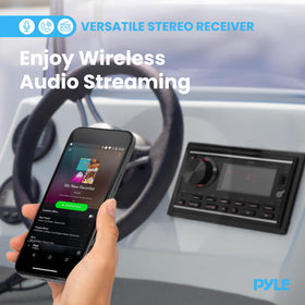 Pyle PLMR60B marine speakers pair with rugged outdoor sound