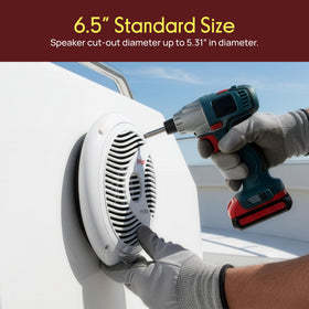 Pyle PLMR60W weather-resistant shell protects against sun and spray