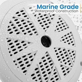 Pyle PLMR61W rear magnet and 1-inch voice coil, stable power handling