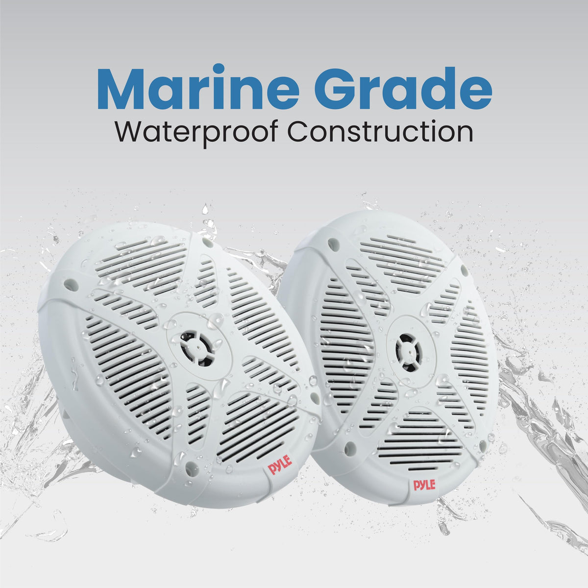 Pyle cone and butyl surround close-up highlighting weather-resistant build