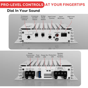 Pyle PLMRA200 heat sink ensures reliable cooling during long listening sessions.
