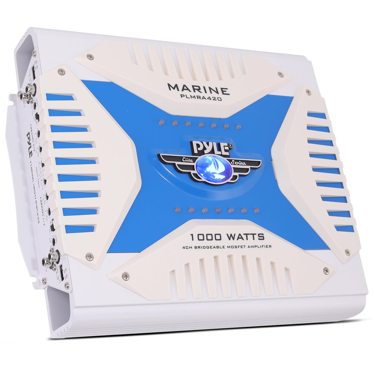 Pyle PLMRA420 front panel with accessible controls for tuning and setup.