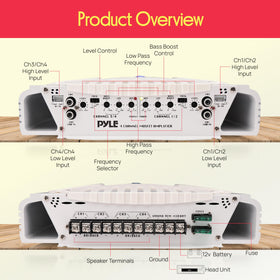 Pyle PLMRA430BT Bluetooth 2.1 with extended wireless range on deck