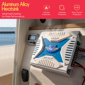 Pyle PLMRA430BT IP01 waterproof rating protects electronics in marine conditions