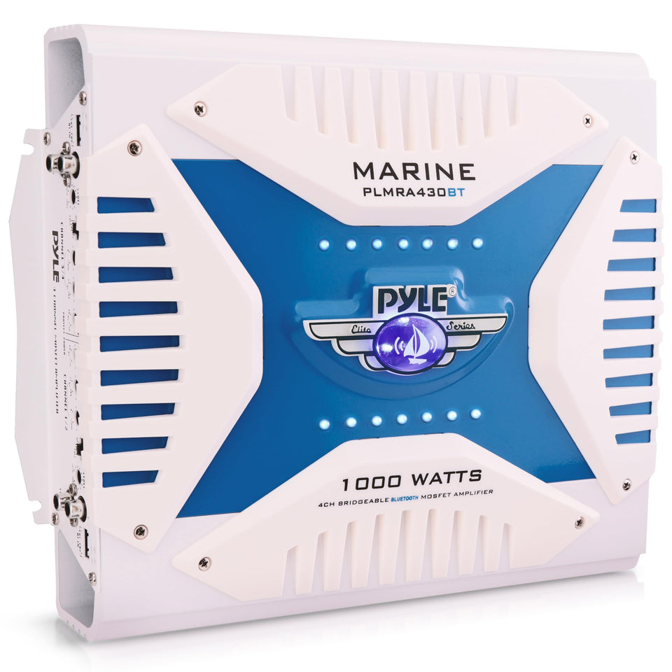 Pyle PLMRA430BT waterproof marine amplifier for outdoor boat audio