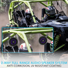 4 Ohm impedance and 300W max power on Pyle PLMRLEWB46B speakers