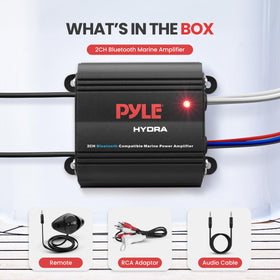Pyle PLMRMB2CB installed on a boat helm delivering clear audio on deck