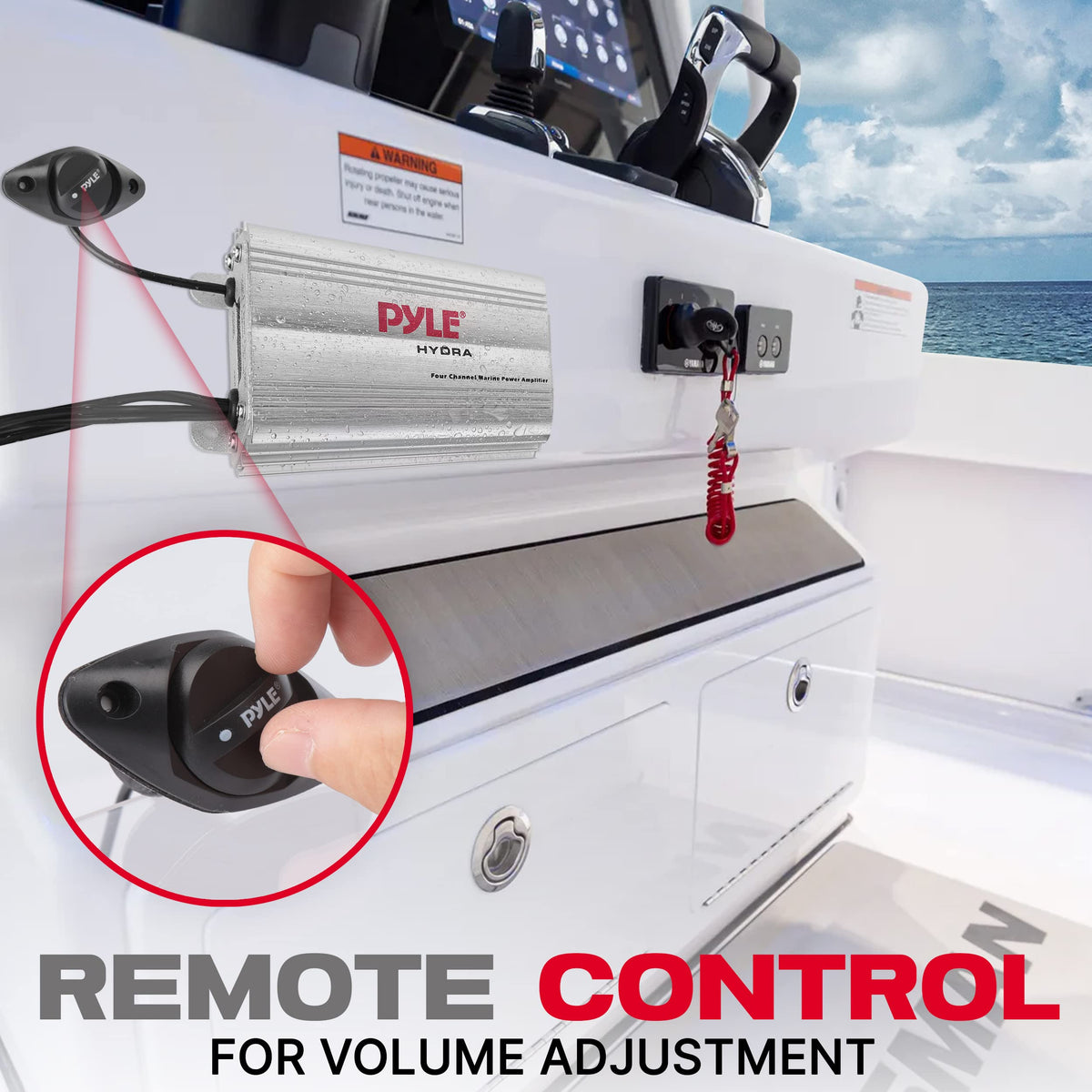Pyle input panel with RCA and 3.5mm adapter for quick device hookup