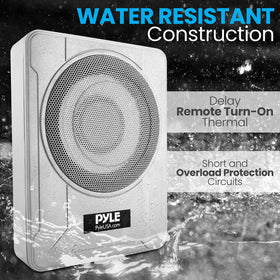 Pyle PLMRSBA8 dual inputs offer flexible installation options