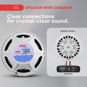 Pyle PLMRW8 side profile revealing 3.6-inch mounting depth ideal for tight spaces