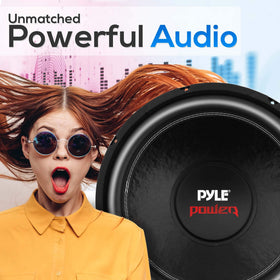 Pyle PLPW10D dual 2-inch voice coil detail for improved power handling