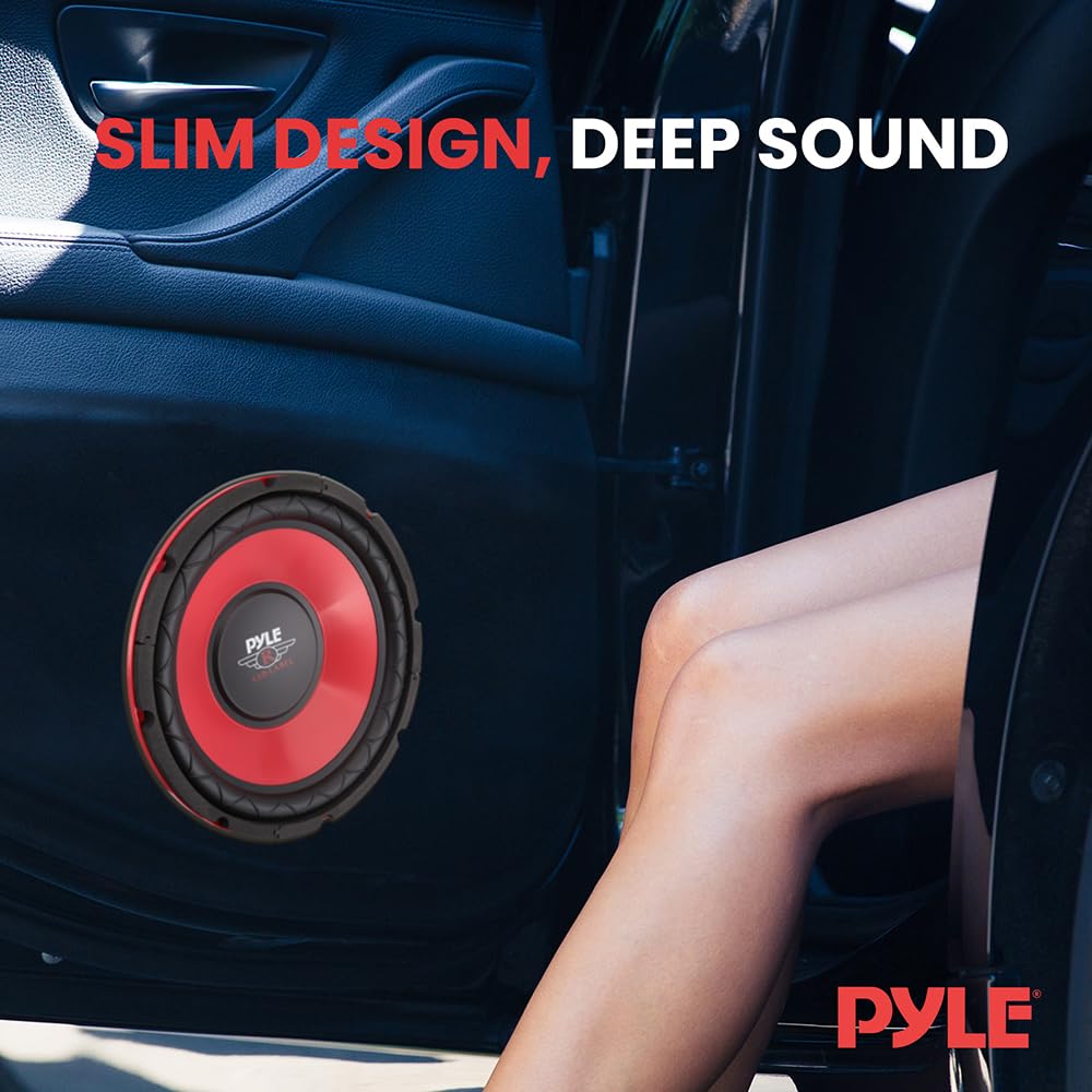Pyle PLW10RD mounted in a sealed enclosure example showing fit and performance benefit