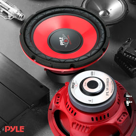 Pyle PLW10RD profile showing shallow 4.45 inch mounting depth for easier installs benefit