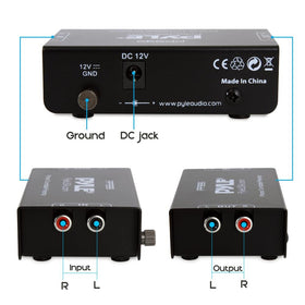Pyle PP999 RCA input jacks for phono signals