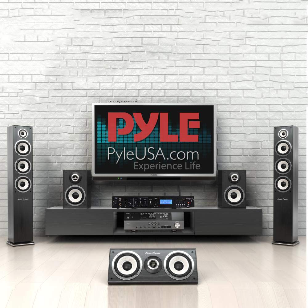 Pyle rack-mounted in studio setting demonstrating compact professional installation
