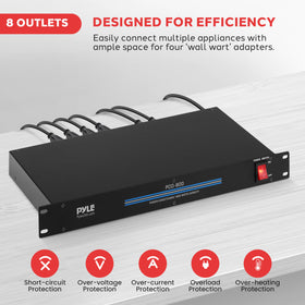 Pyle Pro PCO800 front panel switch for quick on/off control of connected gear