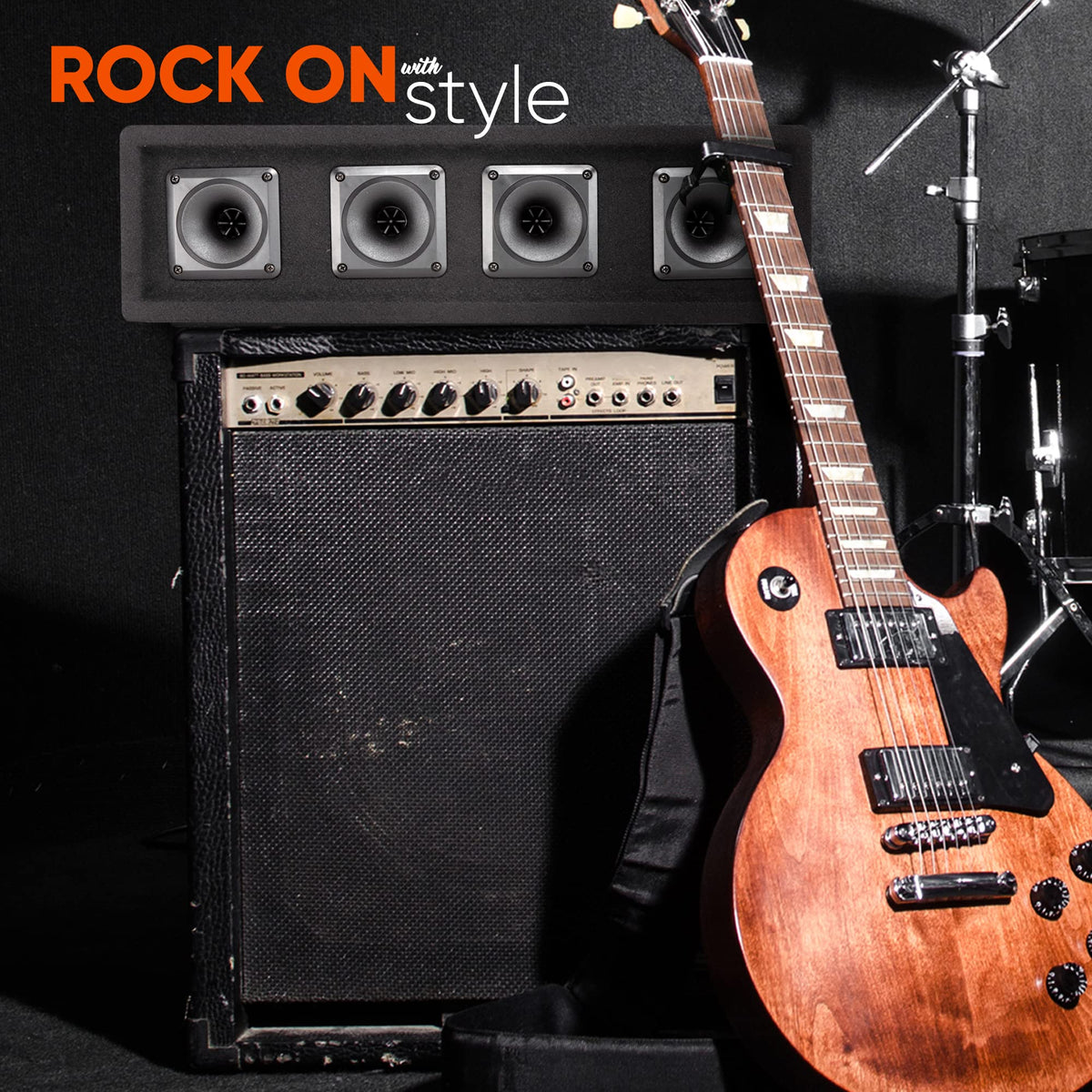 Pyle black carpeted finish texture for rugged transport protection