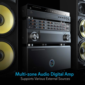 Pyle PT12050CH AUX input for legacy devices to join the mix.